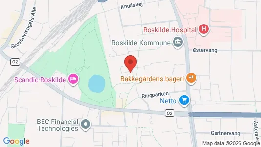 Apartments for rent i Roskilde - kort over placeringen