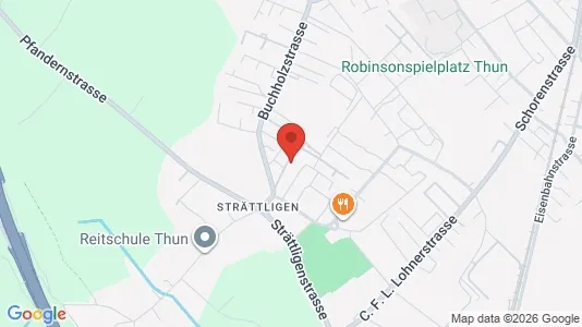 Apartments for rent i Thun - kort over placeringen