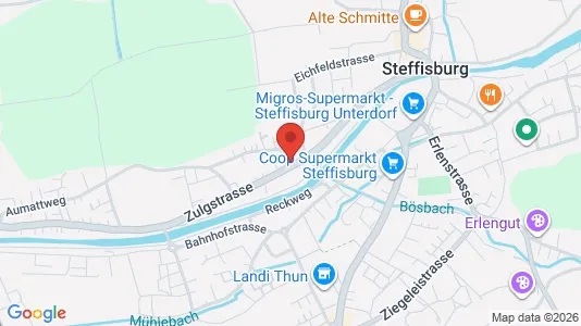 Apartments for rent i Thun - kort over placeringen