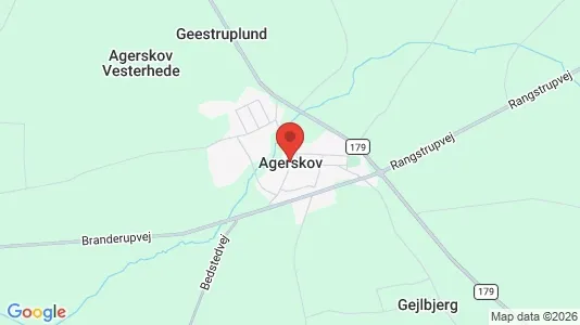 Apartments for rent i Agerskov - kort over placeringen