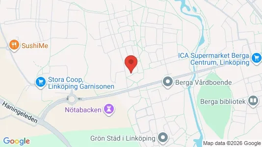Apartments for rent i Linköping - kort over placeringen