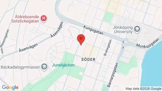 Apartments for rent i Jönköping - kort over placeringen