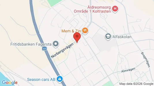 Apartments for rent i Fagersta - kort over placeringen