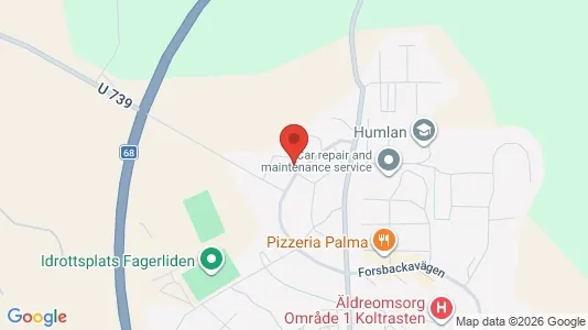 Apartments for rent i Fagersta - kort over placeringen