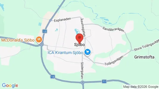 Apartments for rent i Sjöbo - kort over placeringen