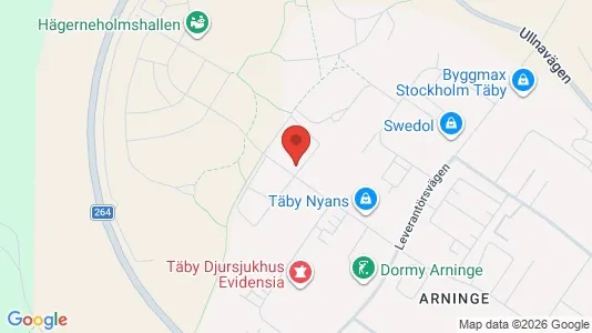 Apartments for rent i Täby - kort over placeringen