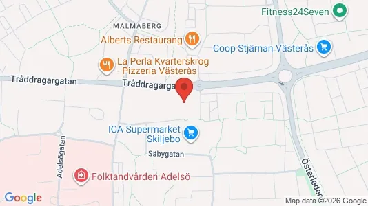 Apartments for rent i Västerås - kort over placeringen