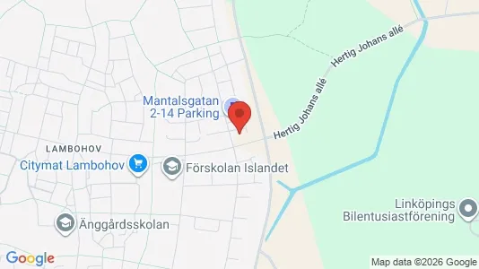 Apartments for rent i Linköping - kort over placeringen