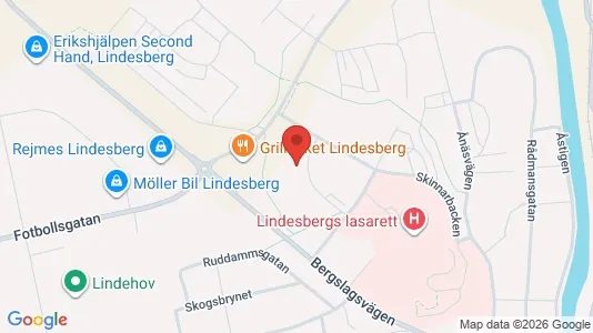 Apartments for rent i Lindesberg - kort over placeringen