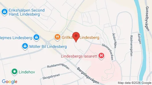 Apartments for rent i Lindesberg - kort over placeringen