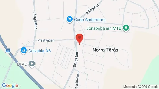 Apartments for rent i Gislaved - kort over placeringen