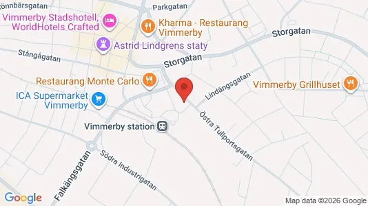 Apartments for rent i Vimmerby - kort over placeringen