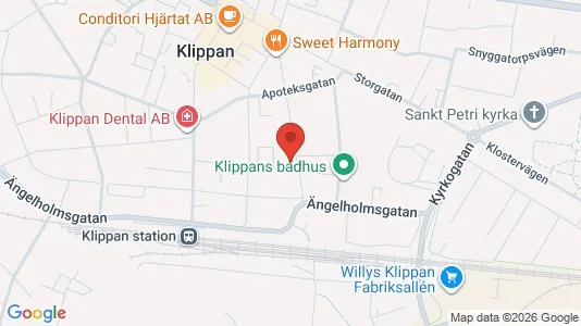 Apartments for rent i Klippan - kort over placeringen