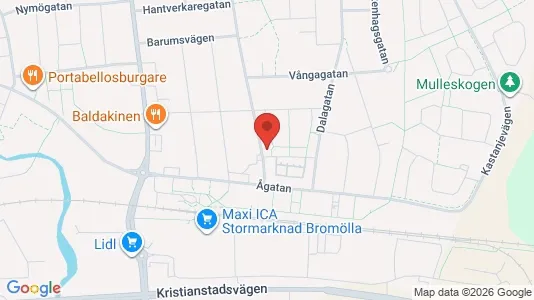 Apartments for rent i Bromölla - kort over placeringen