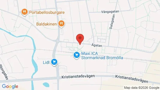 Apartments for rent i Bromölla - kort over placeringen