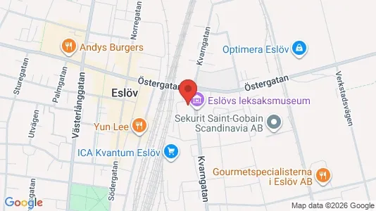 Apartments for rent i Eslöv - kort over placeringen