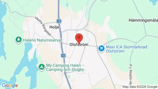 Apartments for rent i Olofström - kort over placeringen