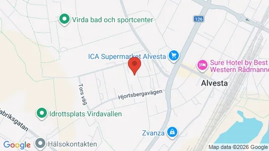 Apartments for rent i Alvesta - kort over placeringen