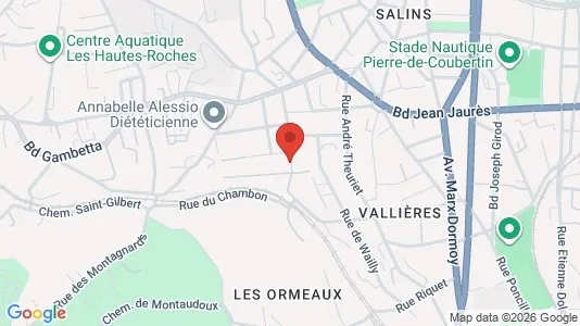 Apartments for rent i Clermont-Ferrand - kort over placeringen