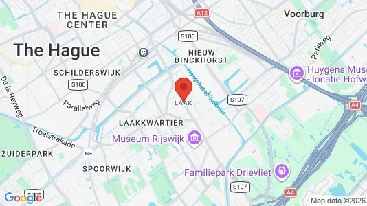Apartments for rent i The Hague Laak - kort over placeringen