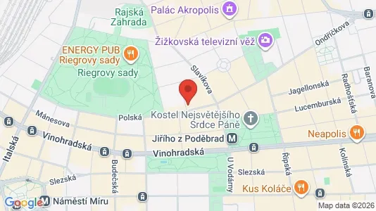 Apartments for rent i Prague 1 - kort over placeringen