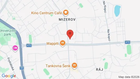Apartments for rent i Karviná - kort over placeringen