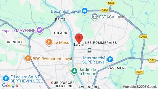 Apartments for rent i Laval - kort over placeringen