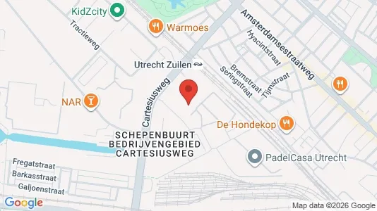 Apartments for rent i Utrecht West - kort over placeringen