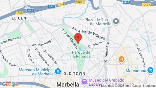 Apartments for rent i Marbella - kort over placeringen