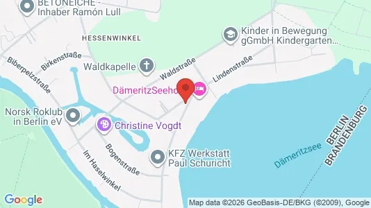 Apartments for rent i Berlin Treptow-Köpenick - kort over placeringen