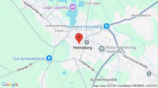 Apartments for rent i Heinsberg - kort over placeringen