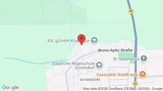 Apartments for rent i Weimar - kort over placeringen