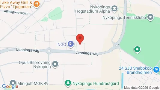 Apartments for rent i Nyköping - kort over placeringen