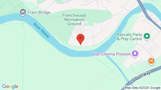 Apartments for rent i Preston - Lancashire - kort over placeringen