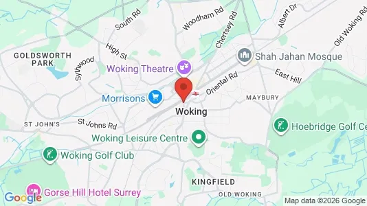Apartments for rent i Woking - Surrey - kort over placeringen