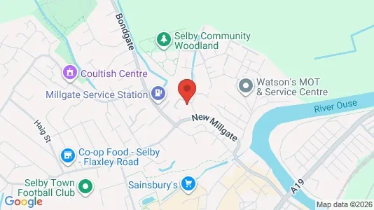 Apartments for rent i Selby - North Yorkshire - kort over placeringen