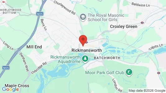 Apartments for rent i Rickmansworth - Hertfordshire - kort over placeringen