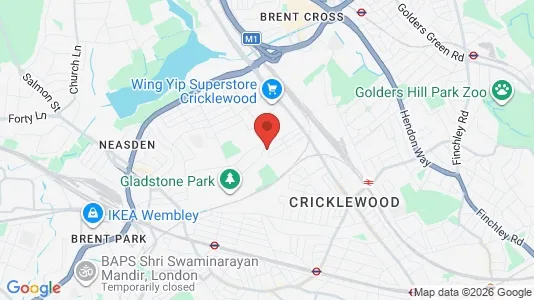 Apartments for rent i London NW2 - kort over placeringen