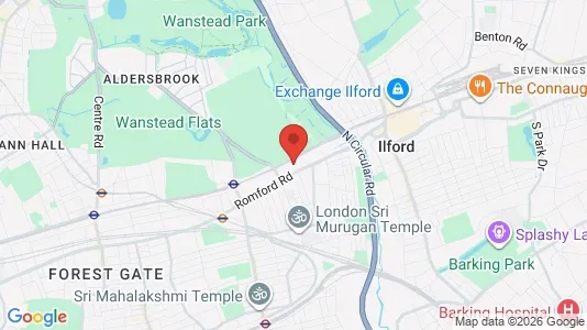 Apartments for rent i London E12 - kort over placeringen