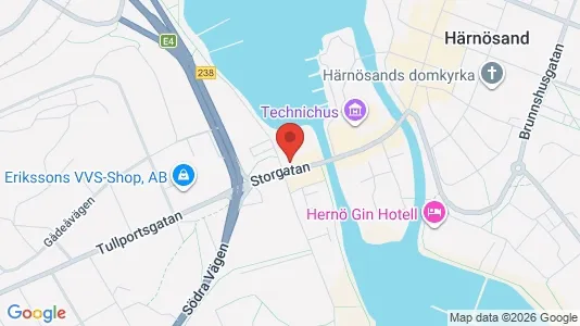Apartments for rent i Härnösand - kort over placeringen