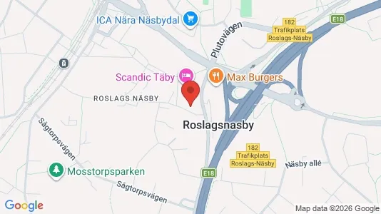 Apartments for rent i Täby - kort over placeringen