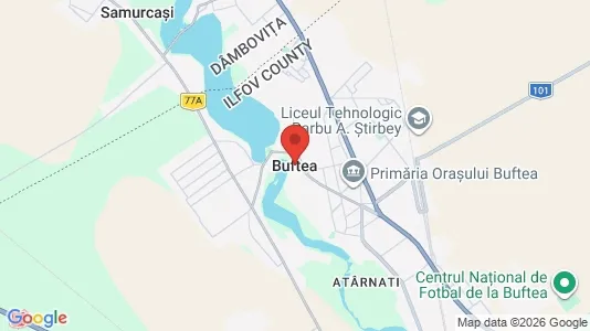 Apartments for rent i Buftea - kort over placeringen