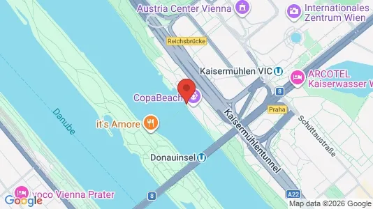 Apartments for rent i Vienna Donaustadt - kort over placeringen