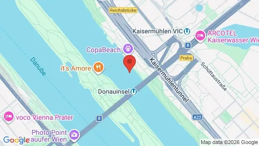 Apartments for rent i Vienna Donaustadt - kort over placeringen