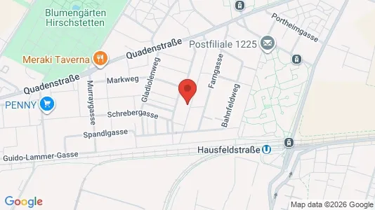 Apartments for rent i Vienna Donaustadt - kort over placeringen