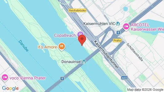 Apartments for rent i Vienna Donaustadt - kort over placeringen