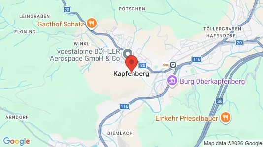 Houses for rent i Kapfenberg - kort over placeringen