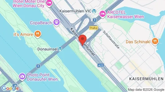 Apartments for rent i Vienna Donaustadt - kort over placeringen