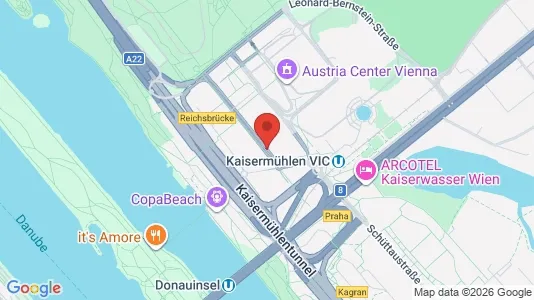 Apartments for rent i Vienna Donaustadt - kort over placeringen