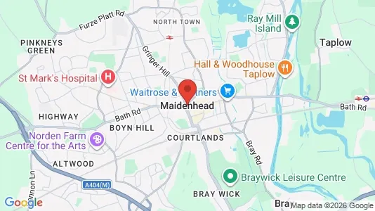 Houses for rent i Maidenhead - Berkshire - kort over placeringen